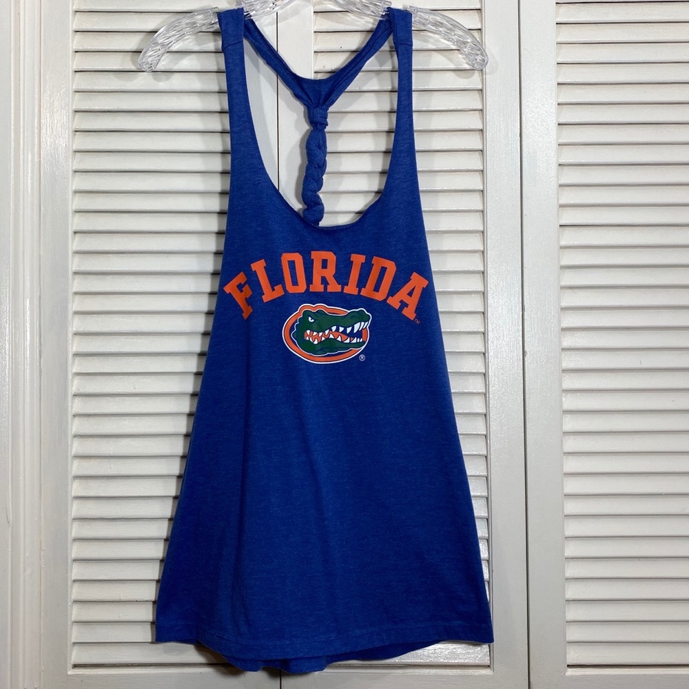 FL Gators Twist/Braid Back Tank Top